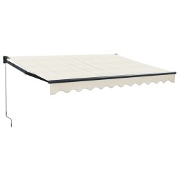 ZWIJANA MARKIZA KREMOWA 3X2,5 M TKANINA I ALUMINIUM