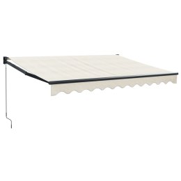 ZWIJANA MARKIZA KREMOWA 3,5X2,5 M TKANINA I ALUMINIUM