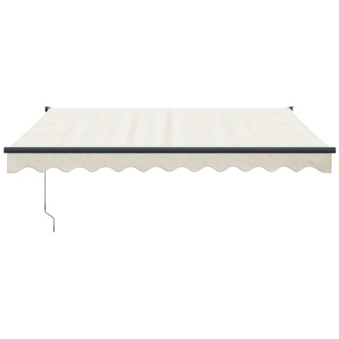 ZWIJANA MARKIZA KREMOWA 3,5X2,5 M TKANINA I ALUMINIUM
