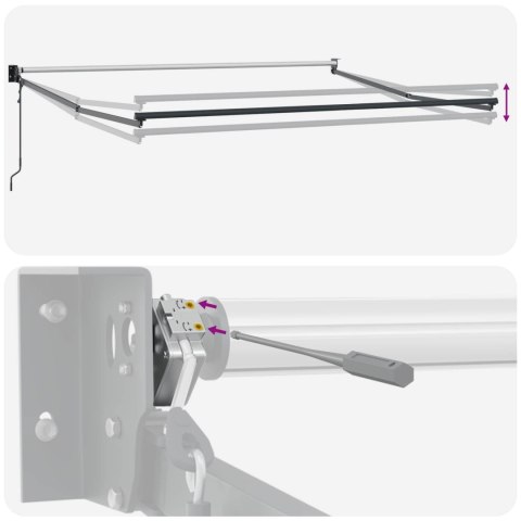 MARKIZA BIAŁA 300X250X165CM POLIESTER