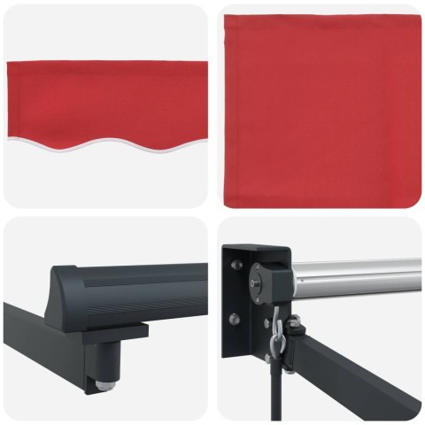 MARKIZA CZERWONY 300X250X165CM POLIESTER