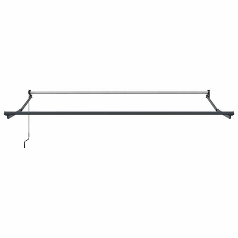 MARKIZA ZWIJANA CZERWONY 350X250 CM POLIESTER I ALUMINIUM