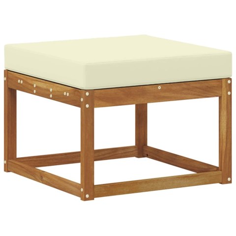 VidaXL Zestaw sof na zewnątrz z poduszką 4 pcs Naturalny i Kremowy