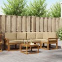 VidaXL Zestaw Sof z poduszką 6 pcs Naturalny i Beżowy