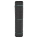 VidaXL Agrowłóknina antychwastowa, czarna, 0,5x25 m, PP