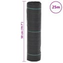 VidaXL Agrowłóknina antychwastowa, czarna, 0,5x25 m, PP