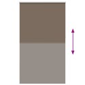 VidaXL Roleta zaciemniająca Kawowa 130x210 cm Szerokość tkaniny