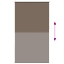 VidaXL Roleta zaciemniająca Kawowa 140x210 cm Szerokość tkaniny