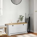 VidaXL Szafka na buty Corona Biały 99 x 32 x 49 cm Lite drewno sosnowe