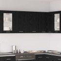 VidaXL Szafka wisząca z półką Lyon Czarny Dąb 80 x 31 x 60 cm