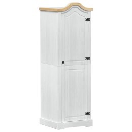 VidaXL Szafy z półką Biały 55 x 52 x 170 cm Lite drewno sosnowe
