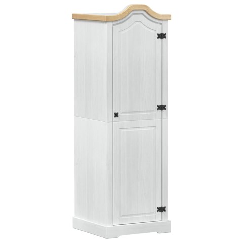 VidaXL Szafy z półką Biały 55 x 52 x 170 cm Lite drewno sosnowe