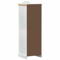 VidaXL Szafy z półką Biały 55 x 52 x 170 cm Lite drewno sosnowe