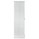 VidaXL Szafy z szufladą Biały 55 x 50 x 170 cm Lite drewno sosnowe