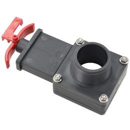 ZAWÓR ZASUWOWY BASENOWY 1.5 CALA GWINT 38MM ZACISK BLOKUJĄCY ABS ZESTAW 2SZT