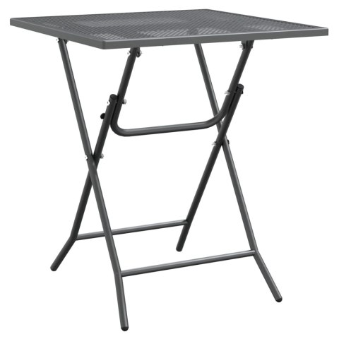 VidaXL 5-częściowy zestaw mebli ogrodowych, metalowa siatka, antracyt