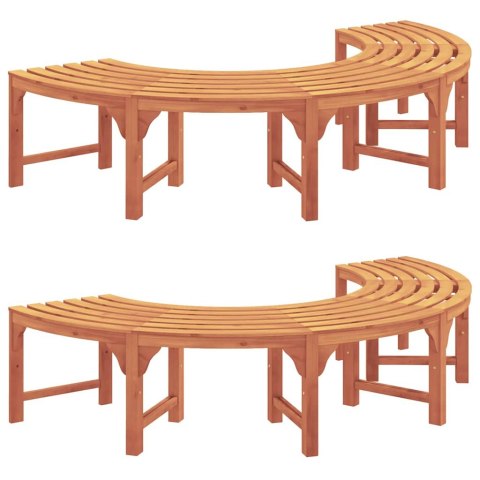 ŁAWKA DRZEWNA 2 PCS NATURALNY 160X80X45CM