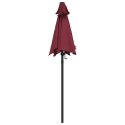 PARASOL BURGUNDOWY 200X224CM ALUMINIUM