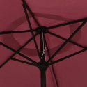 PARASOL BURGUNDOWY 200X224CM ALUMINIUM