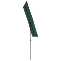 PARASOL OGRODOWY NA ALUMINIOWYM SŁUPKU 180X110CM ZIELONY