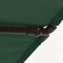 PARASOL OGRODOWY NA ALUMINIOWYM SŁUPKU 180X110CM ZIELONY