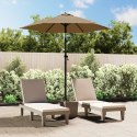 PARASOL TAUPE 200X224CM ALUMINIUM