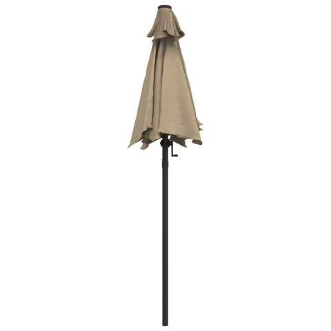 PARASOL TAUPE 200X224CM ALUMINIUM
