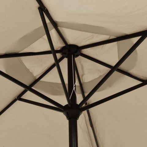 PARASOL TAUPE 200X224CM ALUMINIUM