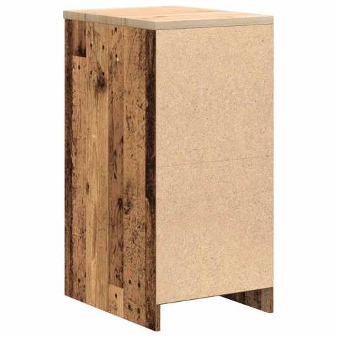 VidaXL Garażowa szafka do przechowywania Stare drewno 40x51x85 cm