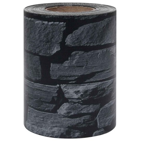 OSŁONA NA OGRODZENIE OGRODOWE PVC 35X0,19 M WYGLĄD KAMIENIA