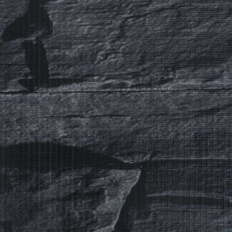 OSŁONA NA OGRODZENIE OGRODOWE PVC 35X0,19 M WYGLĄD KAMIENIA