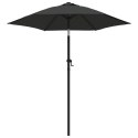 PARASOL ANTRACYTOWY 200X224CM ALUMINIUM