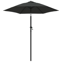 PARASOL ANTRACYTOWY 200X224CM ALUMINIUM
