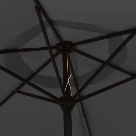 PARASOL ANTRACYTOWY 200X224CM ALUMINIUM