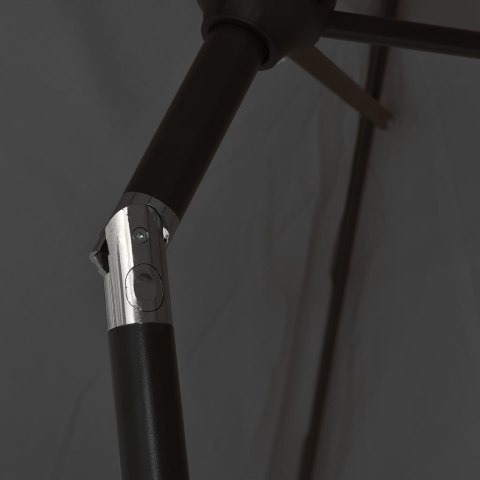 PARASOL ANTRACYTOWY 200X224CM ALUMINIUM