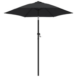 PARASOL CZARNY 200X224CM ALUMINIUM