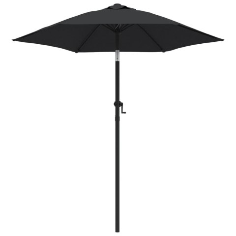 PARASOL CZARNY 200X224CM ALUMINIUM