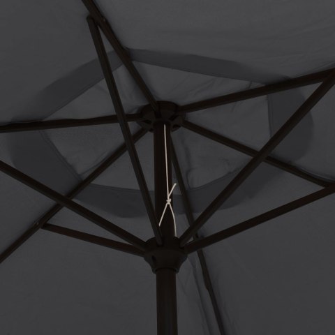 PARASOL CZARNY 200X224CM ALUMINIUM