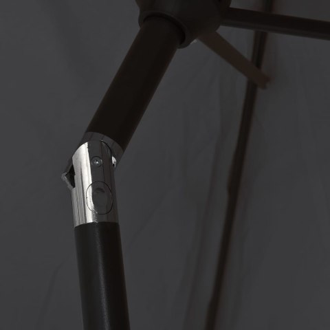 PARASOL CZARNY 200X224CM ALUMINIUM