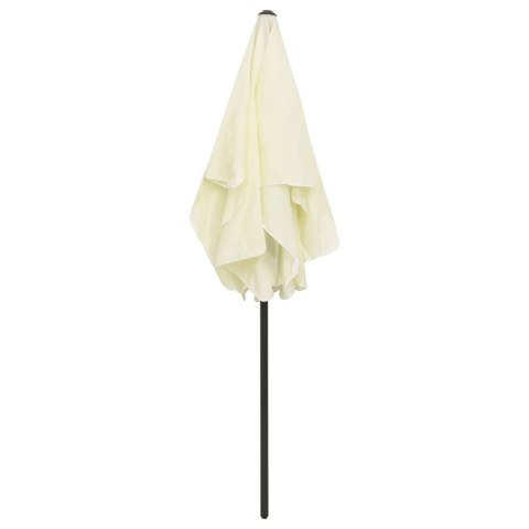 VidaXL Parasol plażowy, piaskowy żółty, 180x120 cm