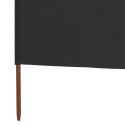 PARAWAN 3-SKRZYDŁOWY Z TKANINY 400X160CM ANTRACYTOWY