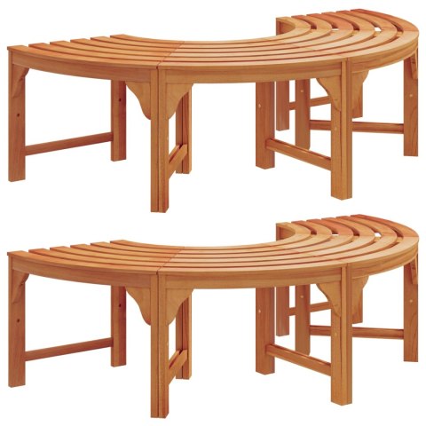 ŁAWKA DRZEWNA 2 PCS NATURALNY 160X80X45CM
