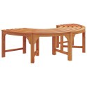 ŁAWKA DRZEWNA 2 PCS NATURALNY 160X80X45CM