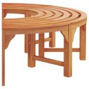 ŁAWKA DRZEWNA 2 PCS NATURALNY 160X80X45CM