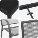 VidaXL Zestaw do jadalni w ogrodzie 3 pcs Antracyt