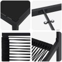 VidaXL Zestaw do jadalni w ogrodzie 5 pcs Czarny