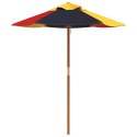 PARASOL OGRODOWY DLA DZIECI NA DREWNIANYM SŁUPKU Ø120X140CM