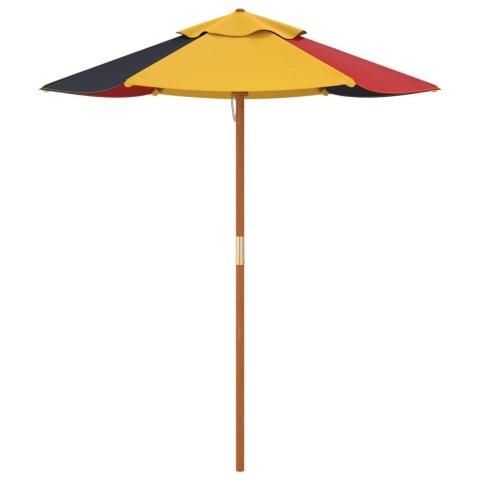 PARASOL OGRODOWY DLA DZIECI NA DREWNIANYM SŁUPKU Ø120X140CM