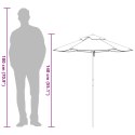 PARASOL OGRODOWY DLA DZIECI NA DREWNIANYM SŁUPKU Ø120X140CM