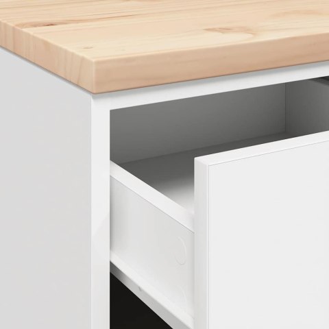 VidaXL Garażowa szafka do przechowywania Biała 40x51x85 cm